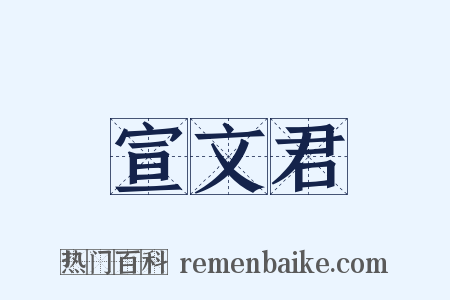 宣文君是什么意思的图片